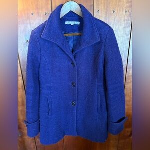 Kenneth Cole New York Royal Blue Textured Jacket